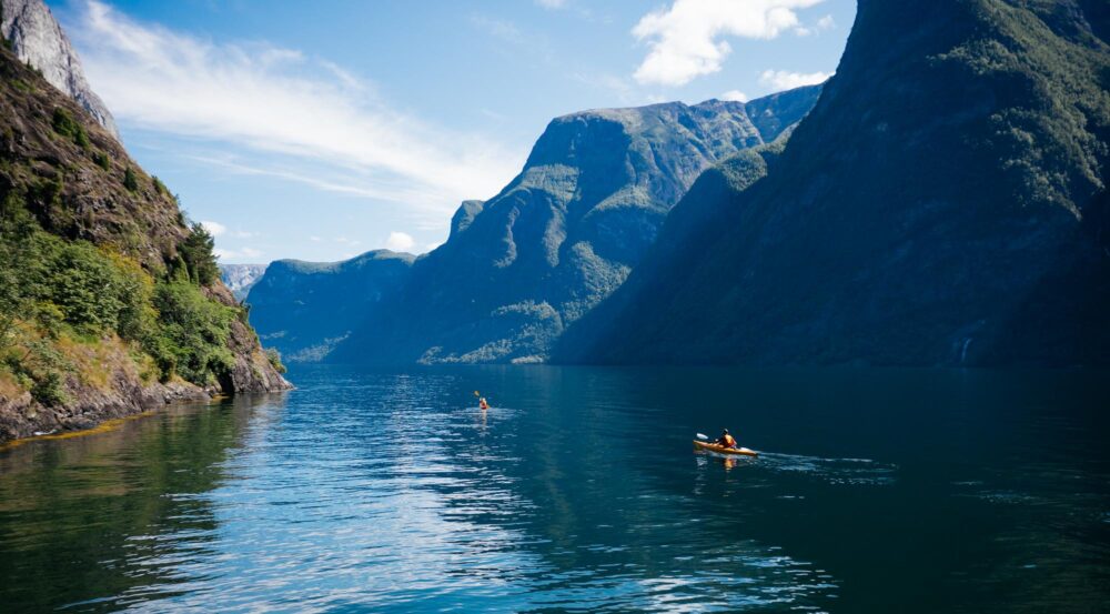 Le fjord Nærøyfjord, Norvège