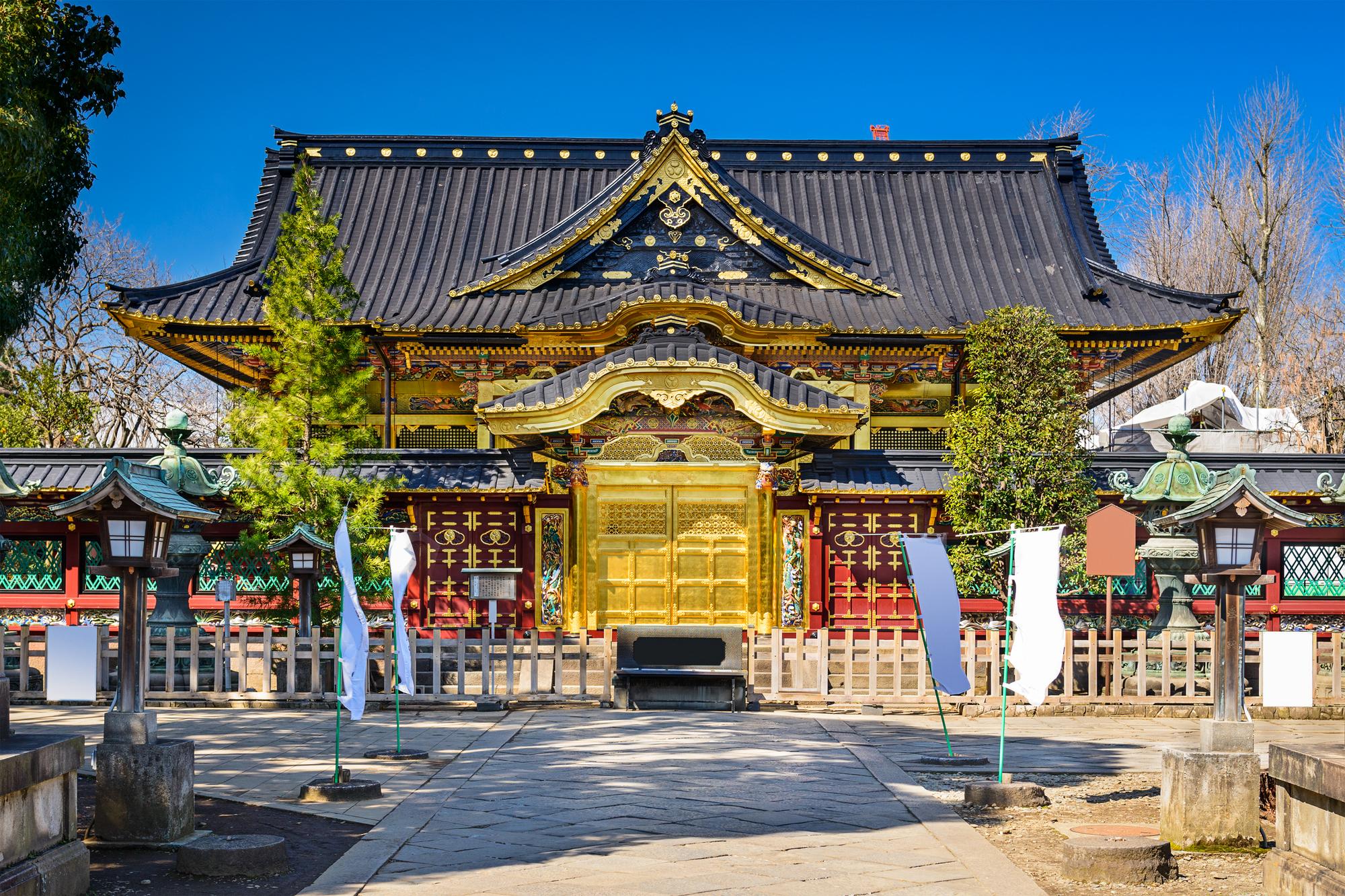 Le sanctuaire Toshogu dans le parc d'Ueno à Tokyo