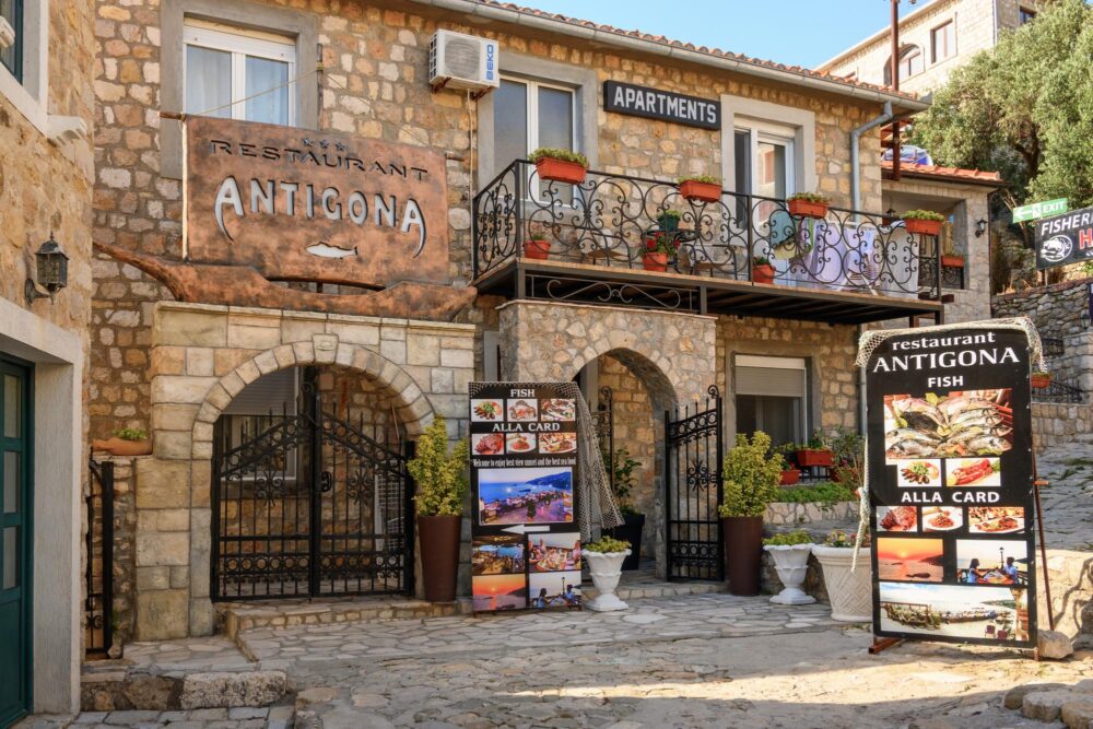 Les konobas locales d'Ulcinj, Monténégro