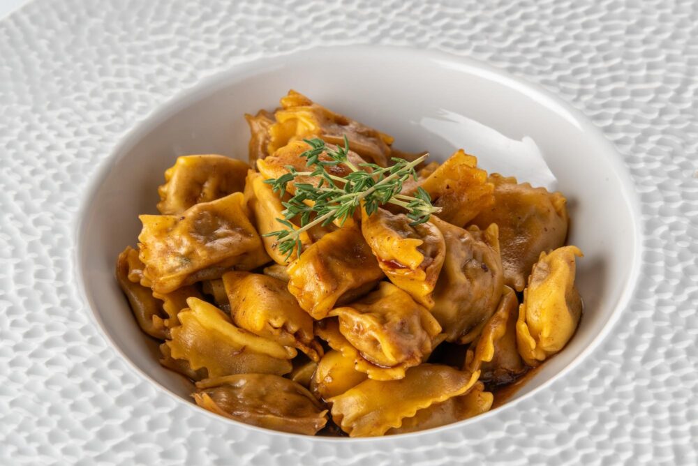 Les petits raviolis agnolotti del plin à déguster à Turin