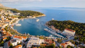 Makarska en Croatie
