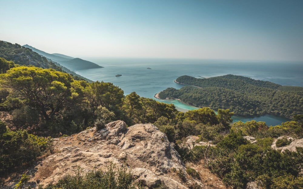 Randonnée sur l'île de Mljet