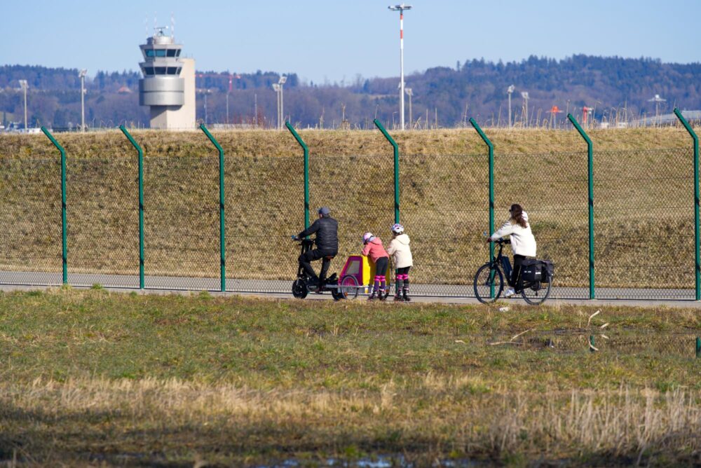 Sortie randonnée aux abords de l'aéroport de Zurich