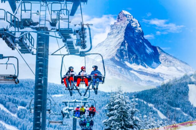 Station de ski à l'étranger en Suisse à Zermatt