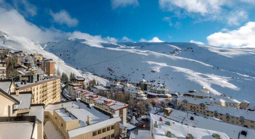 Station de ski de la Sierra Nevada en Espagne