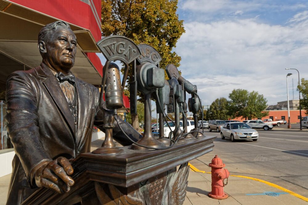 Statue de Roosevelt à Rapid City, dans le Dakota du sud