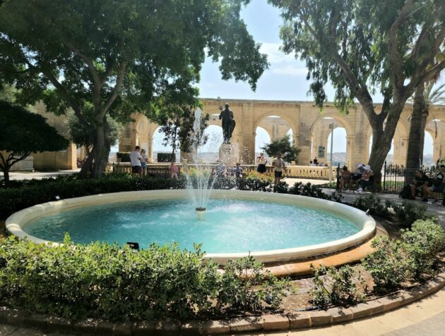 Upper Barrakka Gardens, La Valette