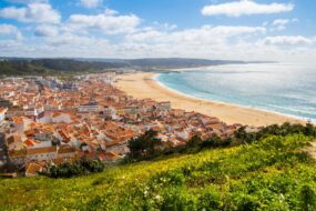 Vue aérienne de Nazaré