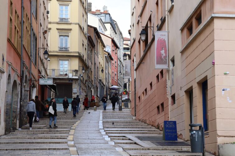 rue pentue de la Croix-Rousse, Lyon