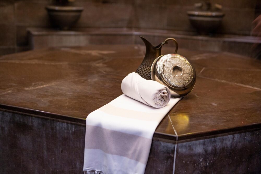 Accessoires pour un hammam traditionnel