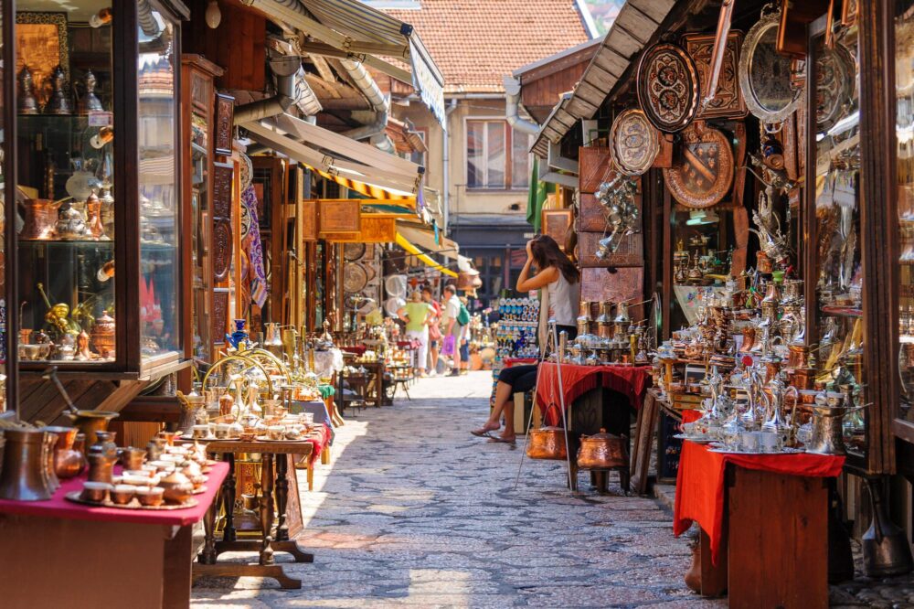 Baščaršija, Sarajevo, Bosnie