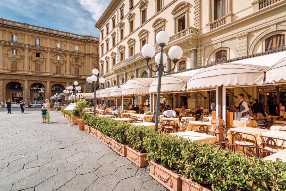 Cafe Piazza della Repubblica,Florence