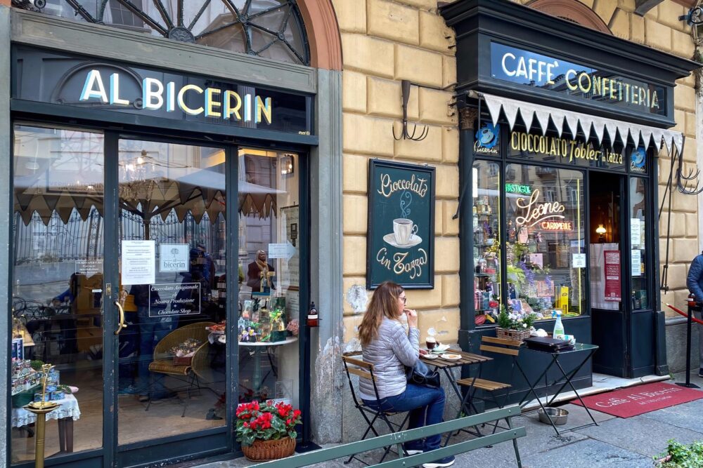 Café pour déguster le chocolat turinois, Turin