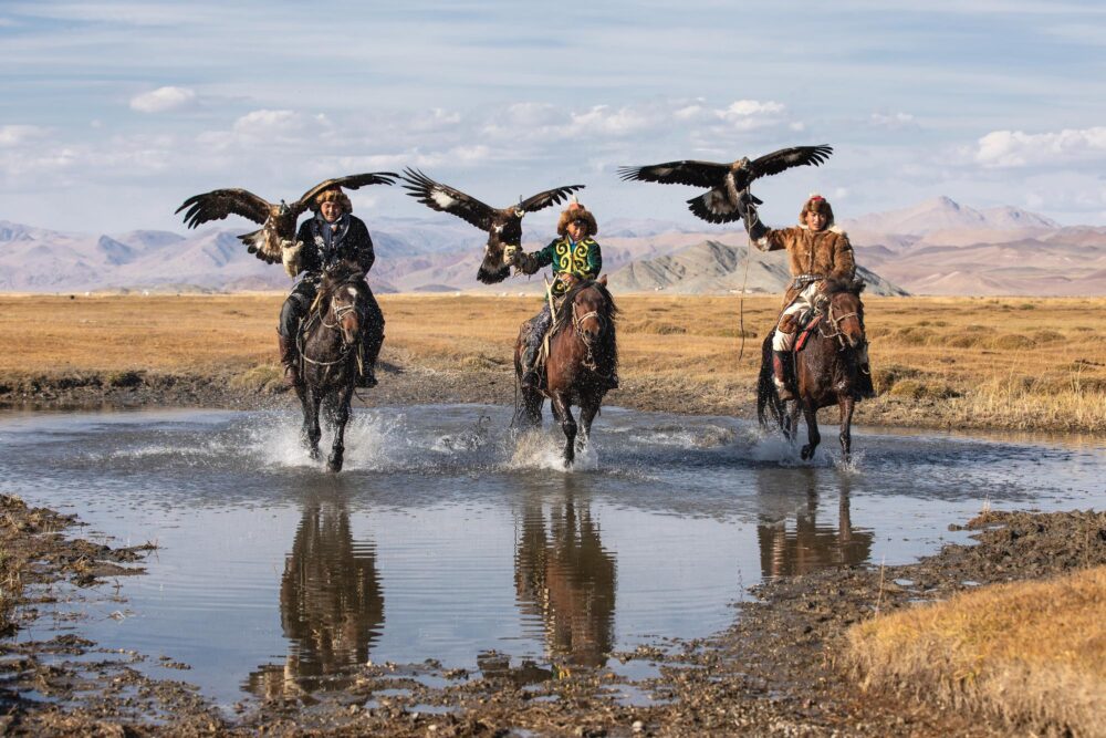 Chasse à l’aigle de Kazakhs