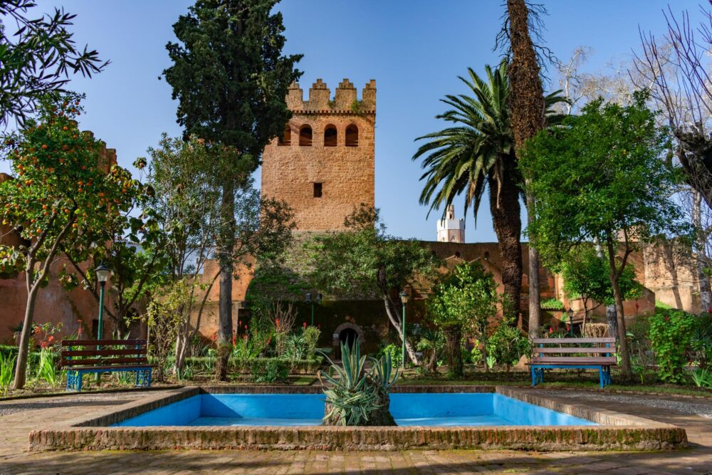 Jardins de la kasbah de Chefchaouen