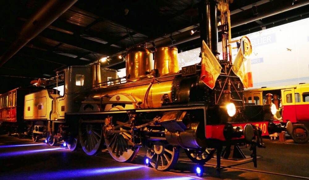 Le train Napoleon III Imperial à la Cité du Train de Mulhouse