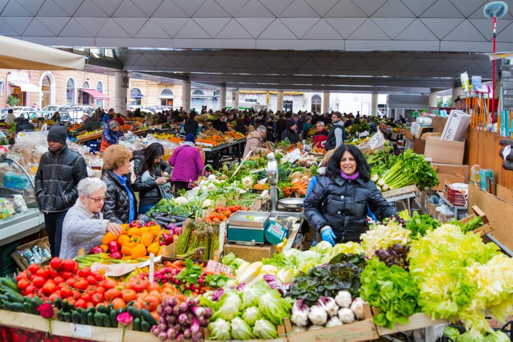 Marché couvert de La Spezia, Italie