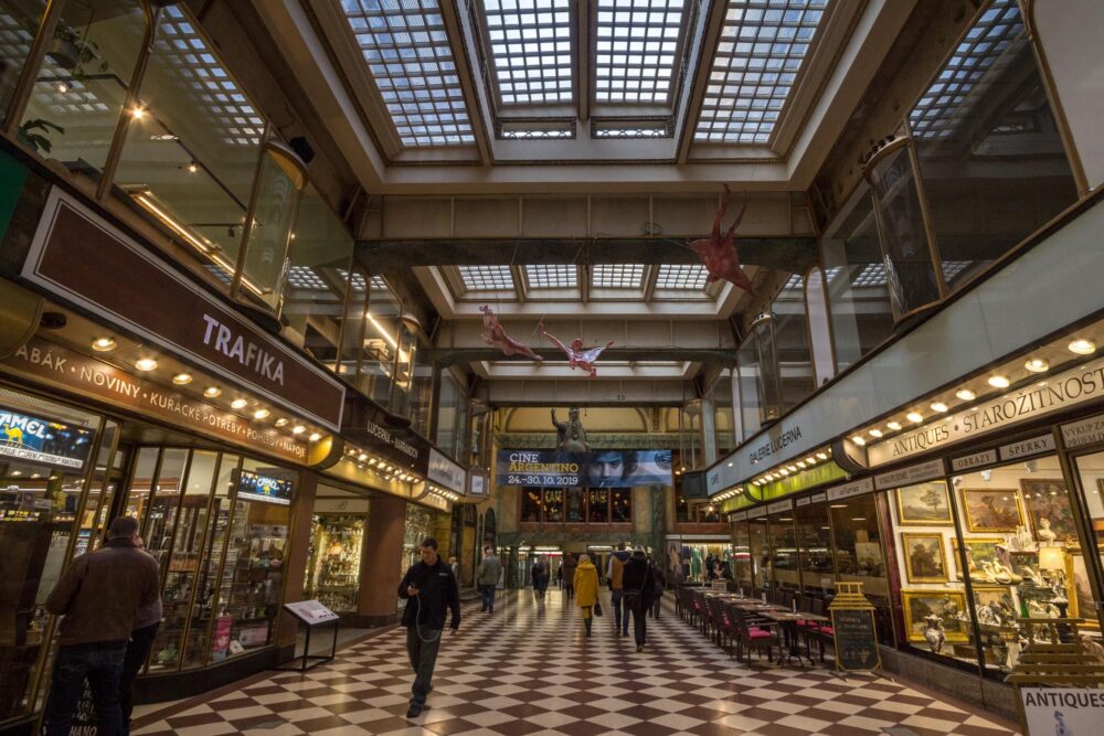 Passage Lucerna à Prague
