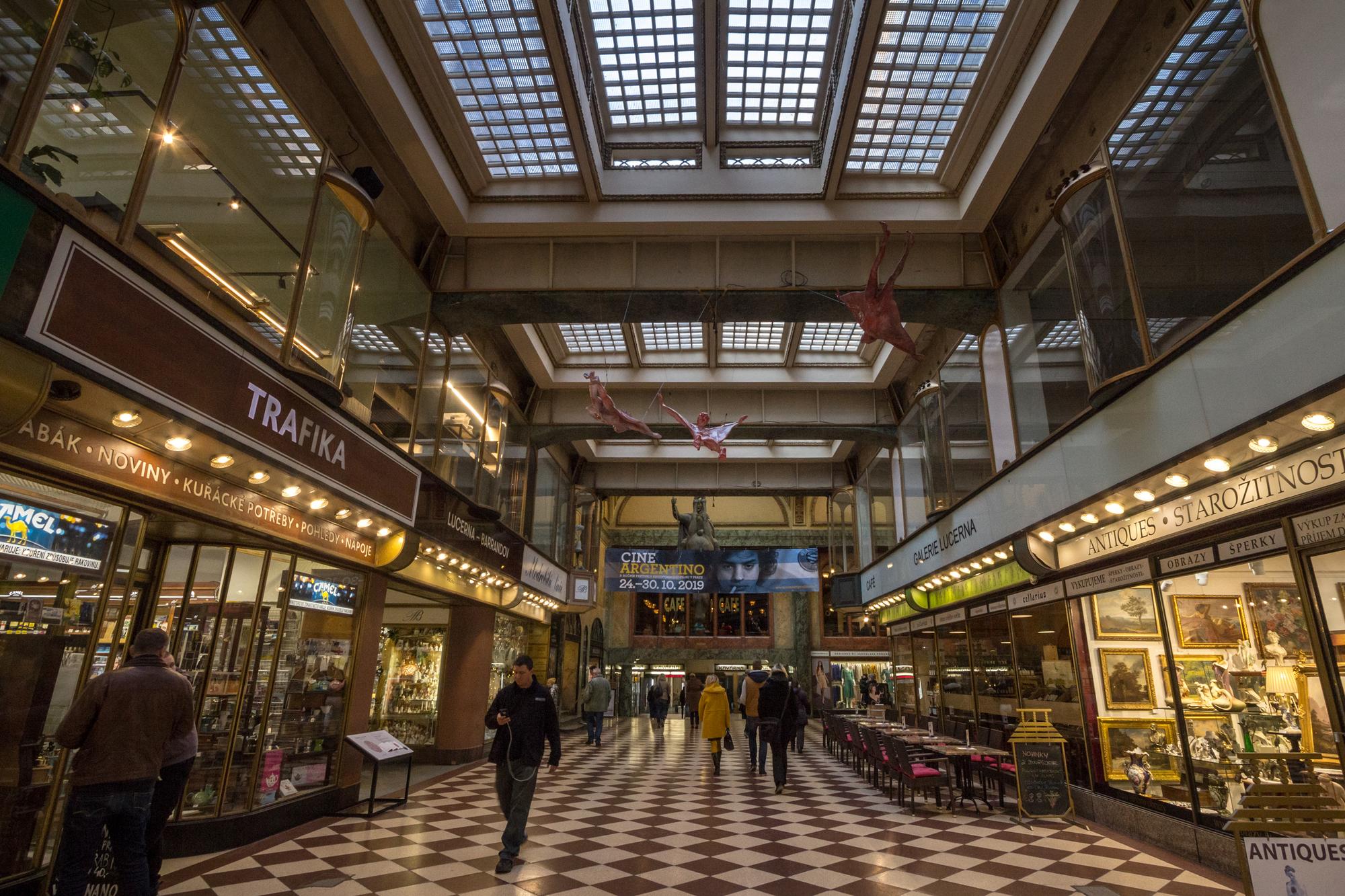 Passage Lucerna à Prague