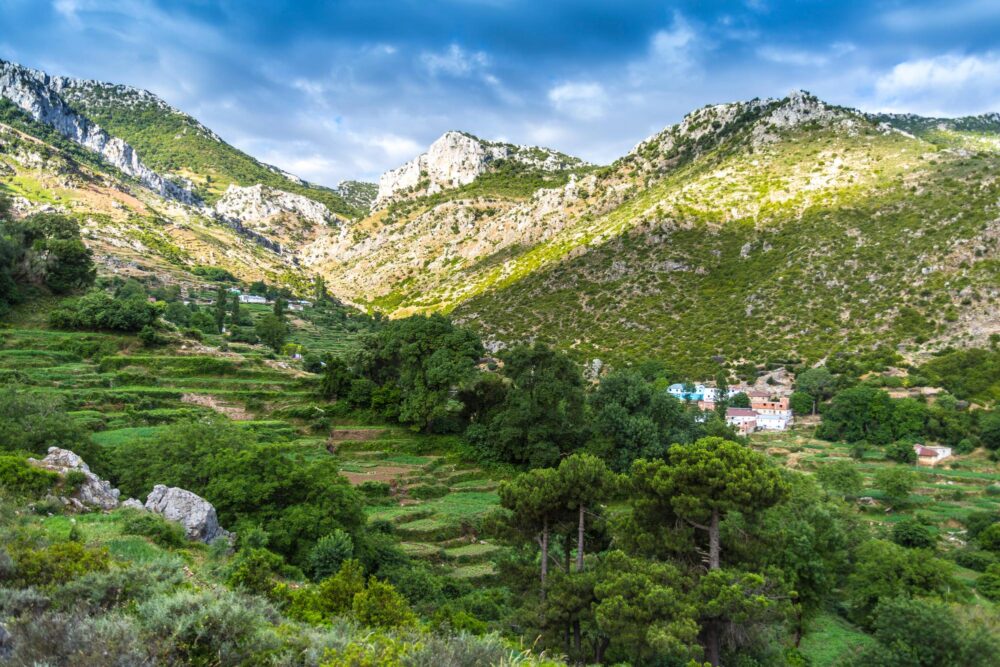 Village berbère dans les montagnes du Rif