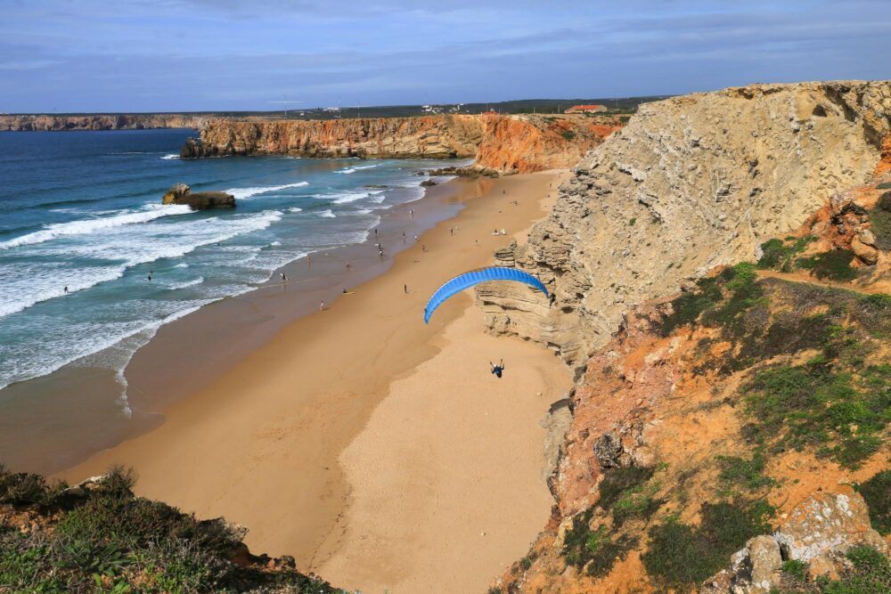 Vol en parapente à Algora, Portugal