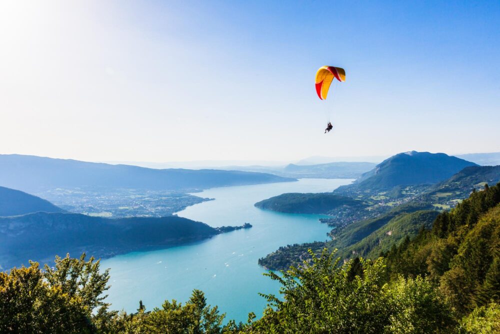 Vol en parapente à Annecy, France