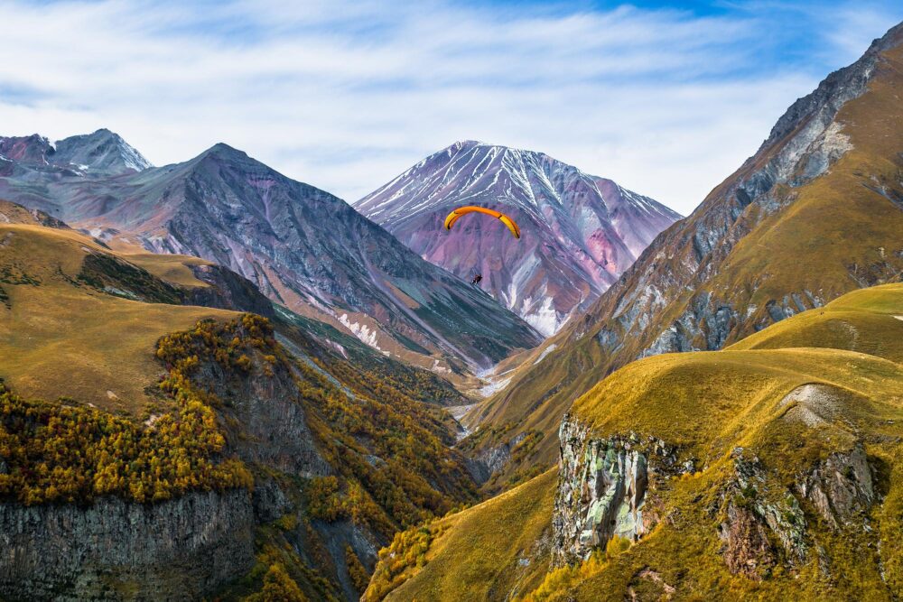 Vol en parapente à Gudauri, Géorgie