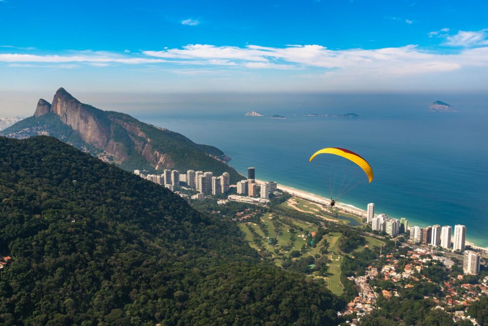 Vol en parapente à Rio de Janeiro, Brésil