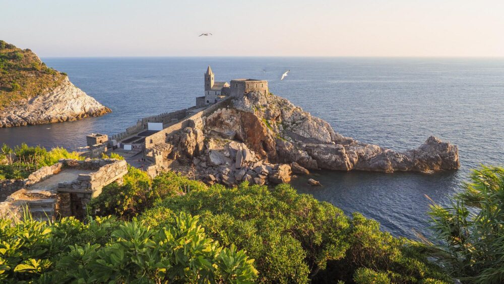 Vue sur le parc naturel de Porto Venere