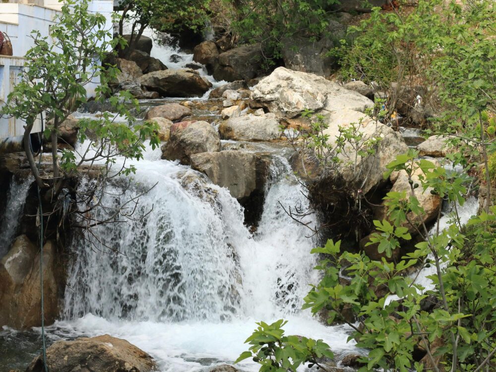 Vue sur les cascades de Chefchaouen