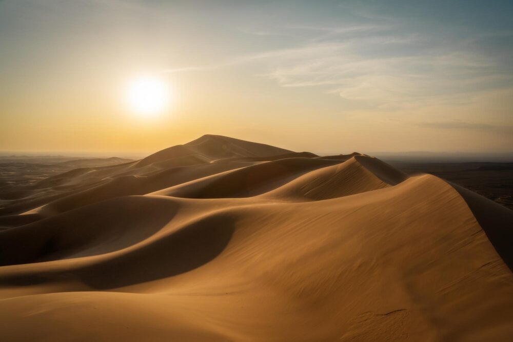les dunes du désert de Gobi en Mongolie