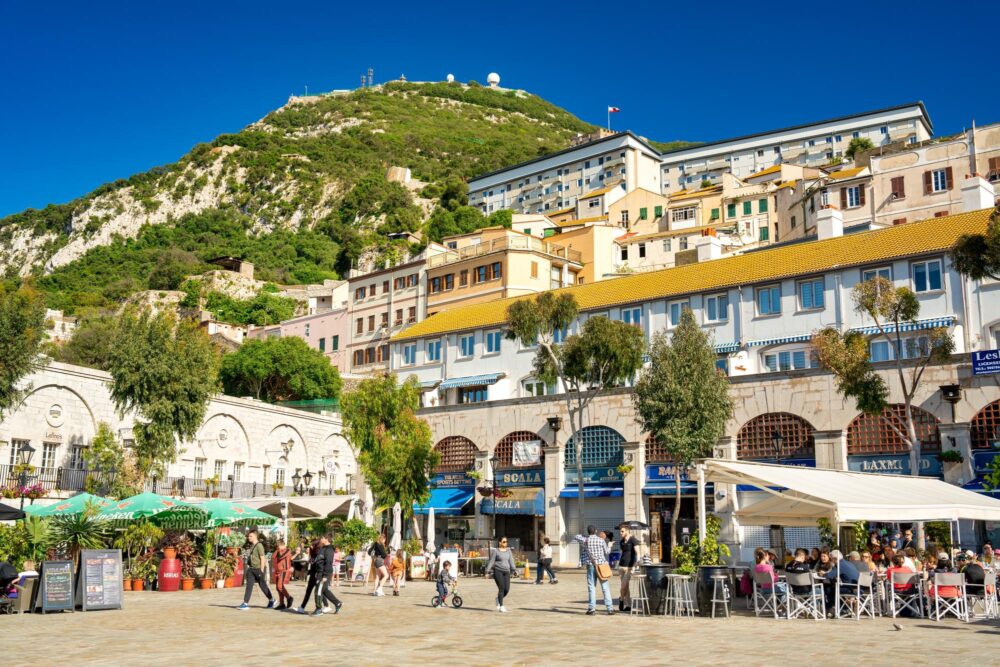 Casemates Square sur Main Street, Gibraltar