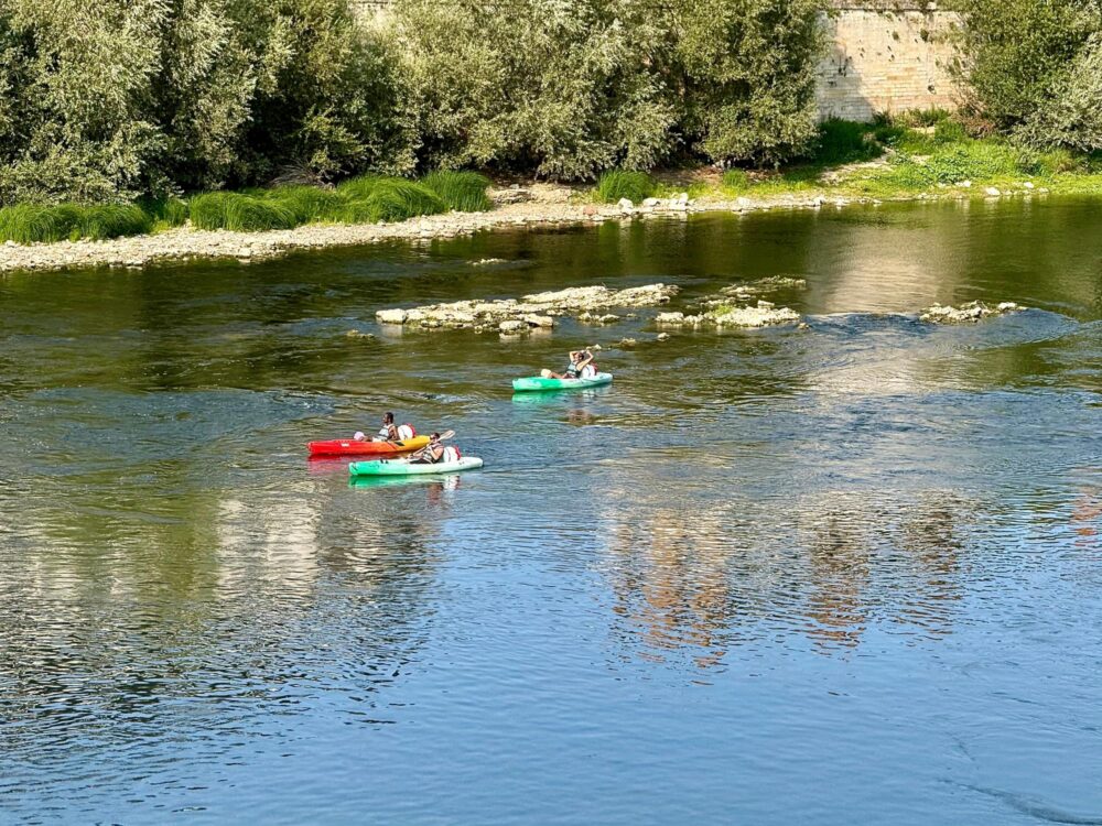 Descente de la Loire en canoë, France