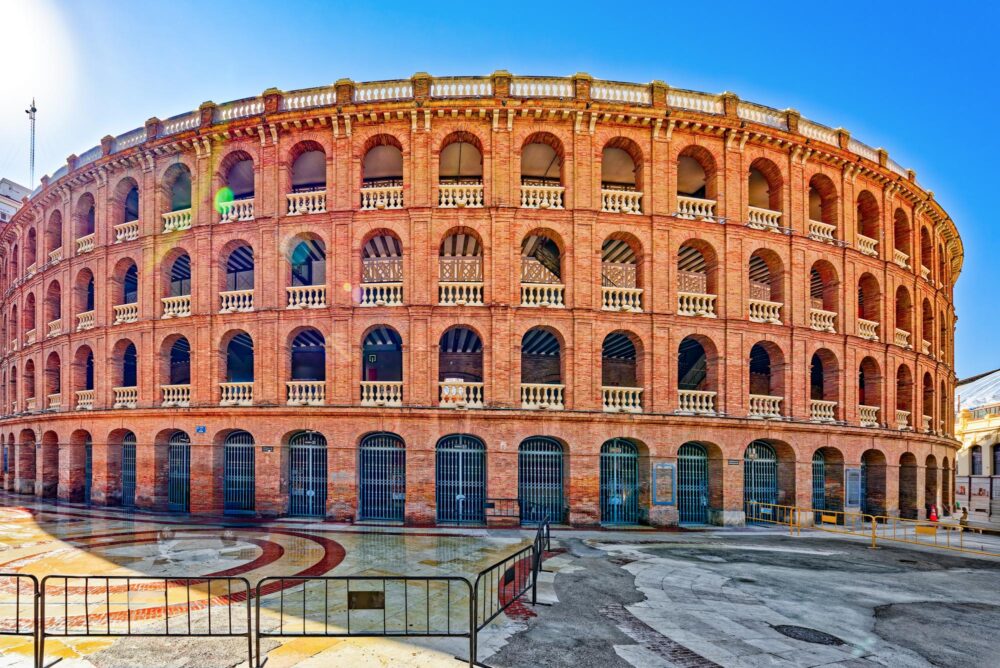 Extérieur des arènes de Valence