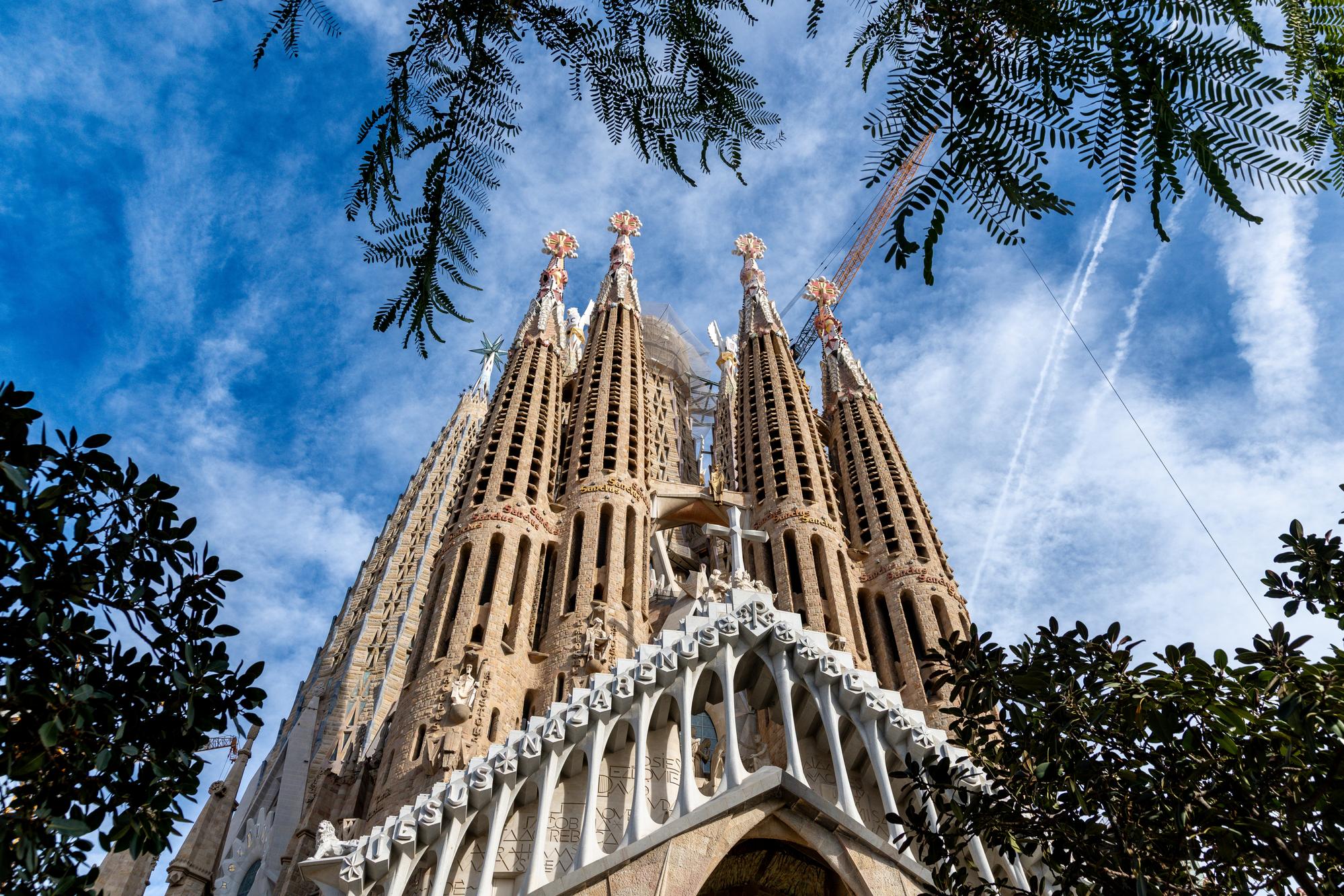 La Sagrada Família à Barcelone en Catalogne, Espagne