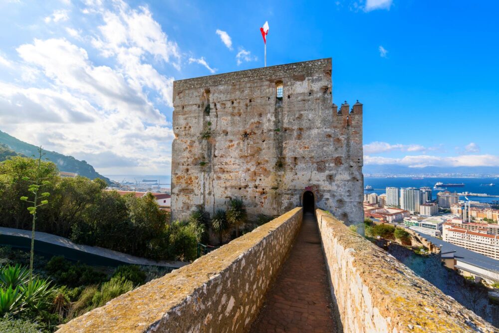 La Tower of Homage du château maure, Gibraltar