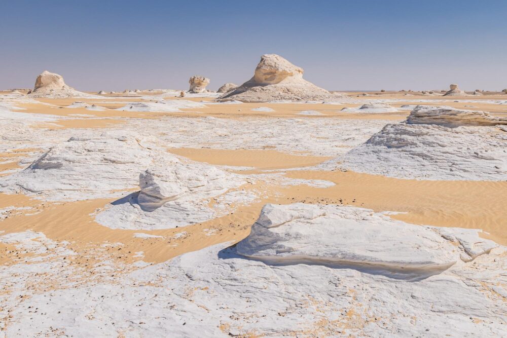 Le Parc national du désert blanc, Égypte