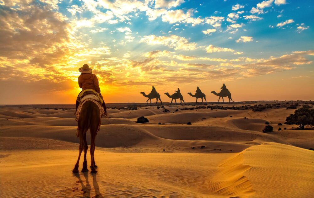 Le désert du Thar, Inde
