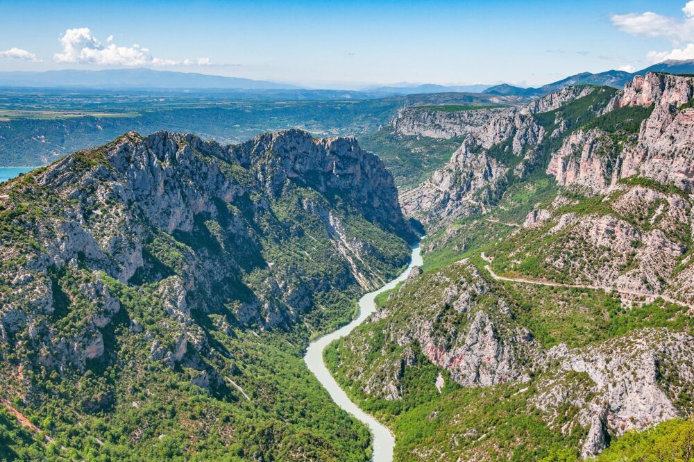 Les gorges du Verdon en Provence, France