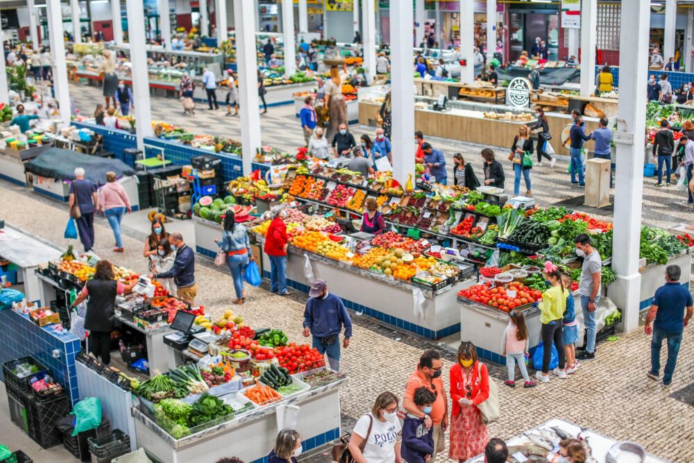 Marché do Livramento à Setúbal, Portugal
