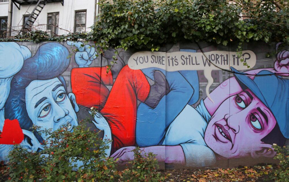 Mur Houston-Bowery,New York