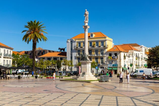 Praça do Bocage, Setúbal, Portugal