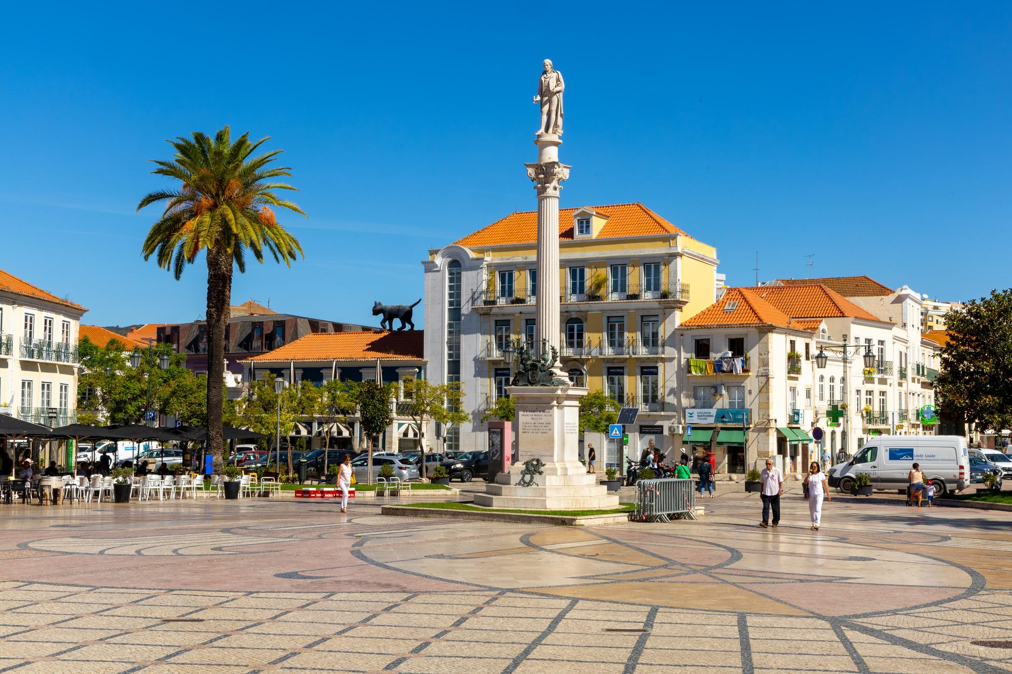 Praça do Bocage, Setúbal, Portugal