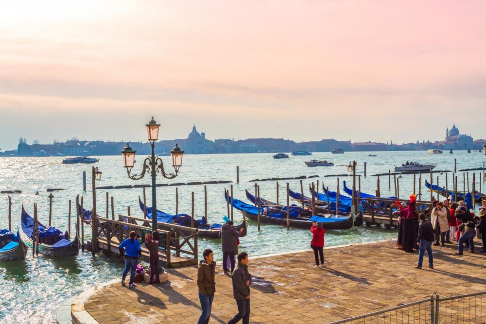 Promenade du Riva degli Schiavoni à Venise