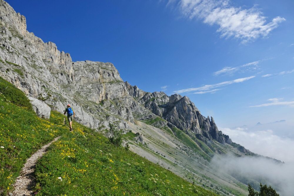 Randonnée dans le Vercors, France