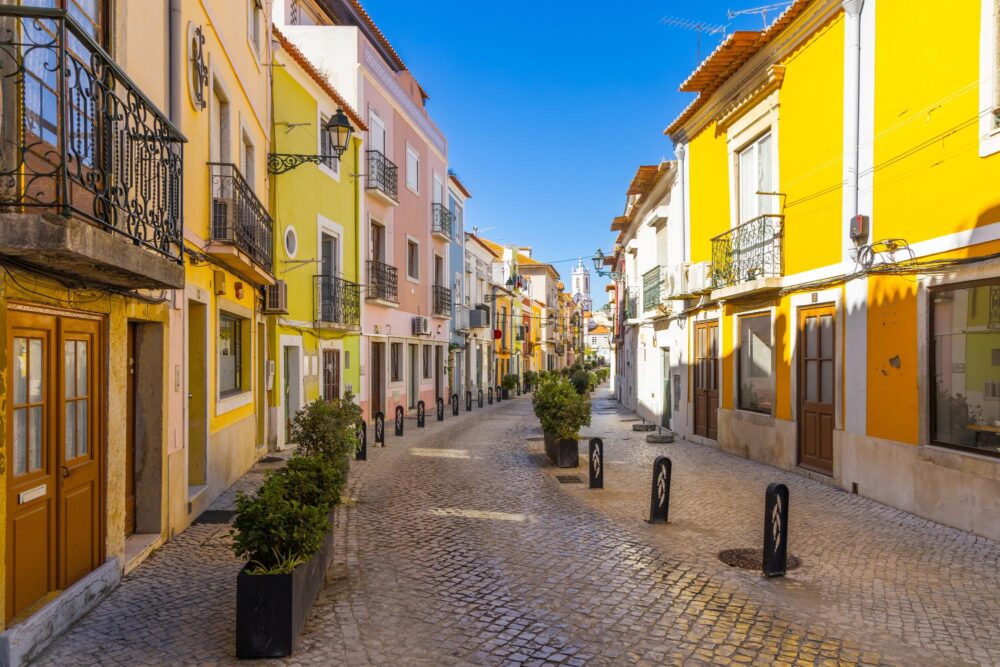 Ruelles de la vieille ville de Setúbal, Portugal