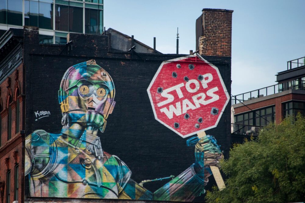 Stop Wars,Eduardo Kobra,New York