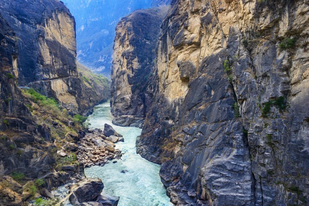 Tiger Leaping Gorge dans le Yunnan, Chine