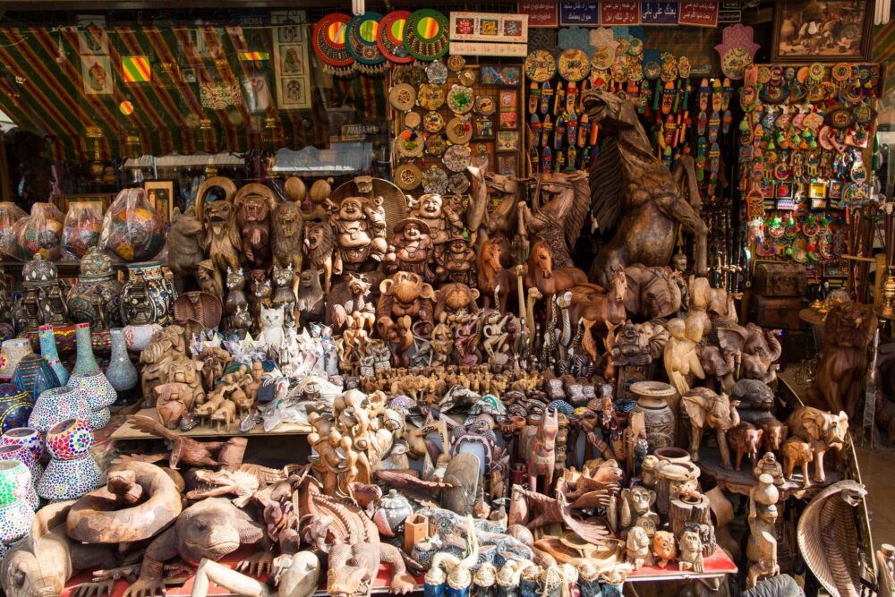 Echoppe de souvenirs à Old Market, Sharm El Sheikh