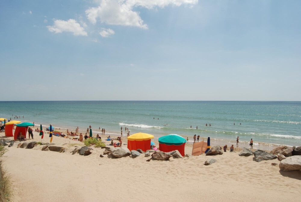 La plage de Boisvinet à Saint-Gilles-Croix-de-Vie, Vendée